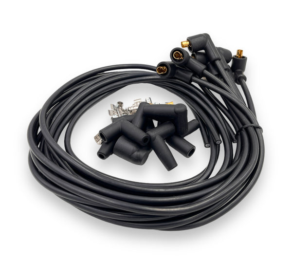 e-FIRE High Performance Plug Wire set. Black. Flathead Ford