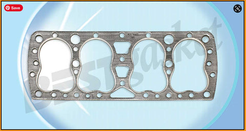 Engine Head Gasket - Pair Best Brand with Graphtite - Ford Flathead 21 Stud V8 1932-1938