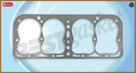 Engine Head Gasket - Best Gasket Brand with Graphtite - Ford Model B 4 Cylinder 1932-1934